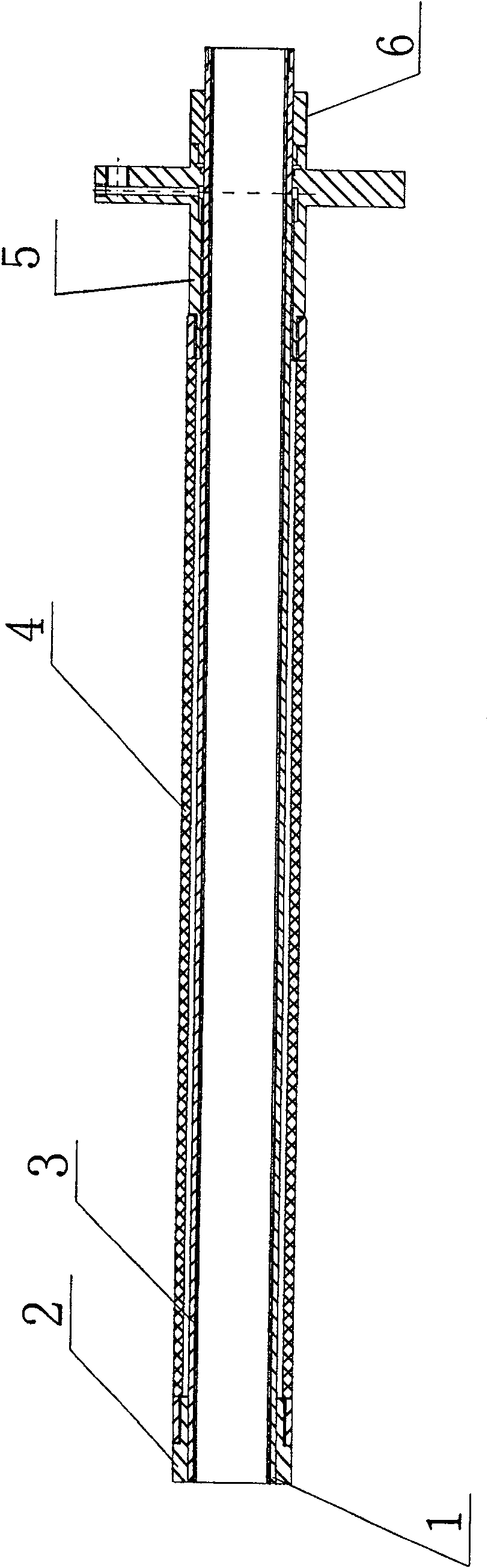 Continuous drilling flowrate process capable of predicting coal draft outburst and its apparatus