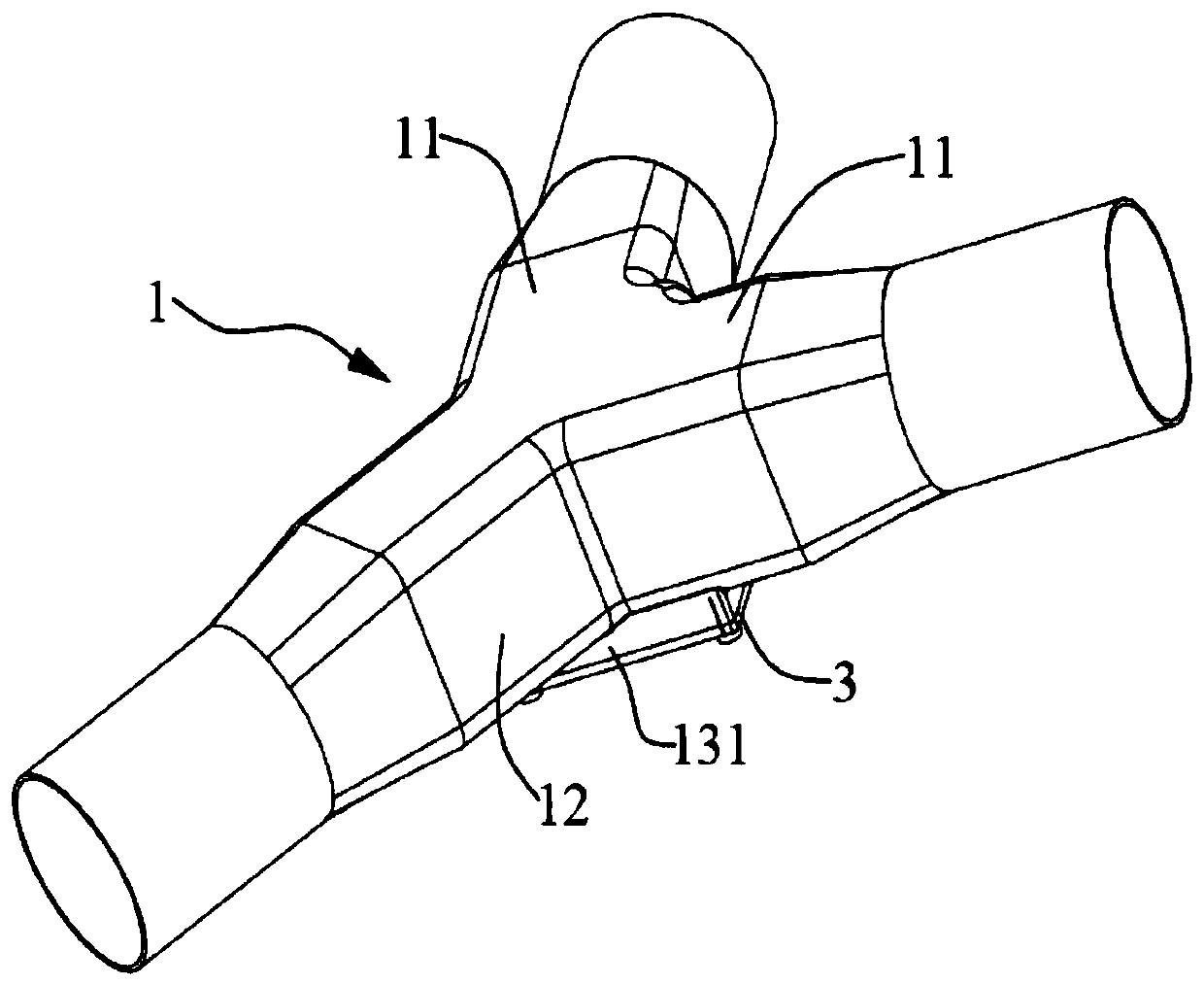 A kind of egr pipe and egr system