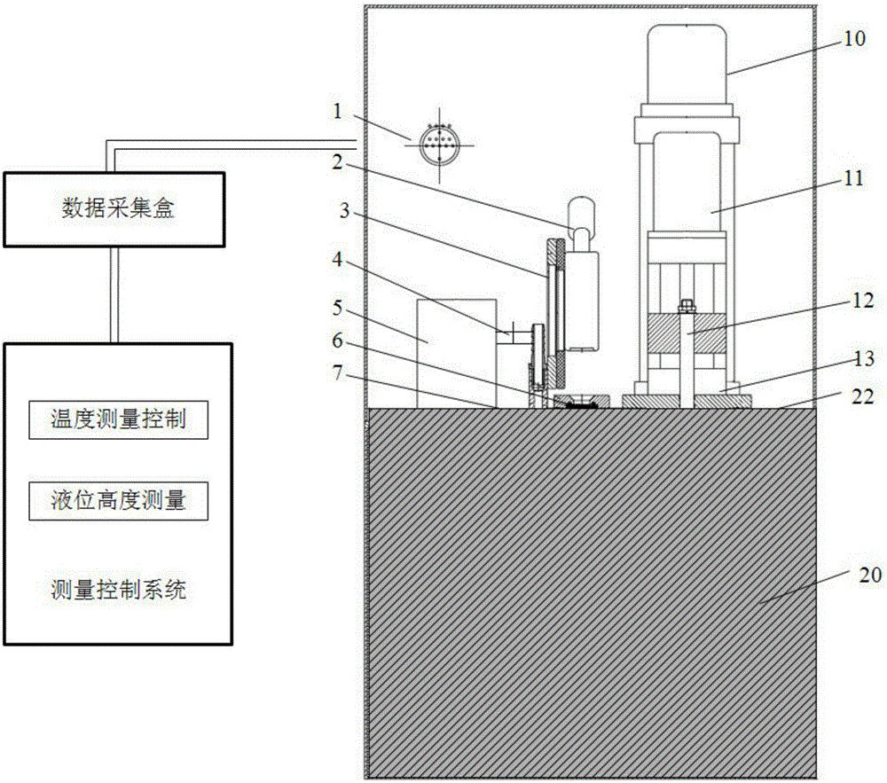 Explosive body expansion coefficient testing device