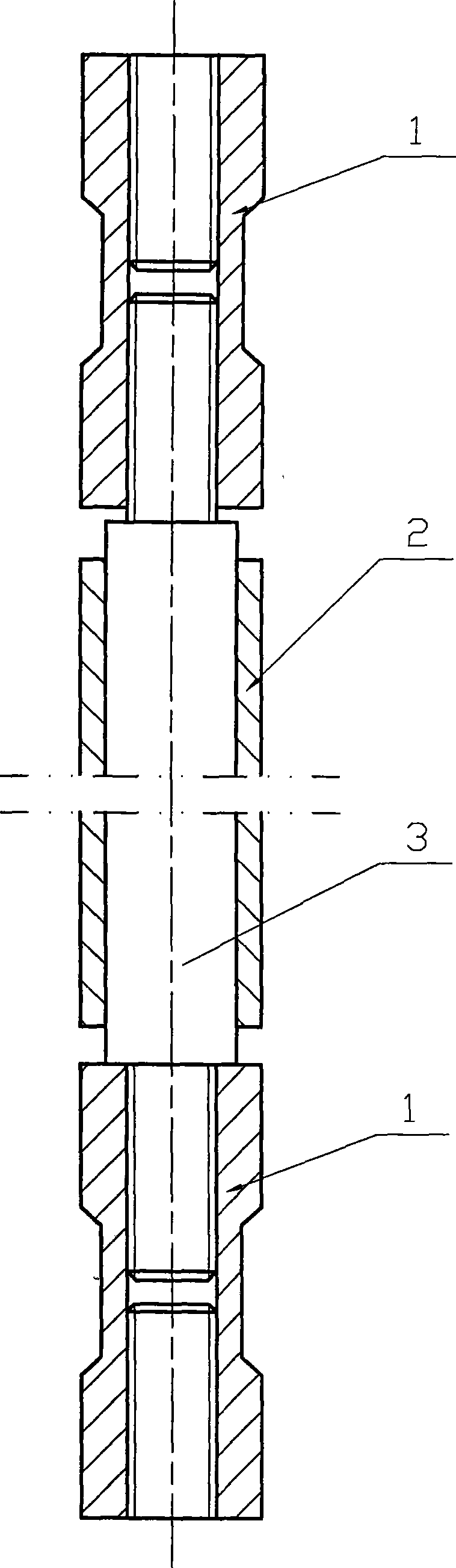 Sacrificial anode and protective cathode-pumping rod anti-corrosive apparatus