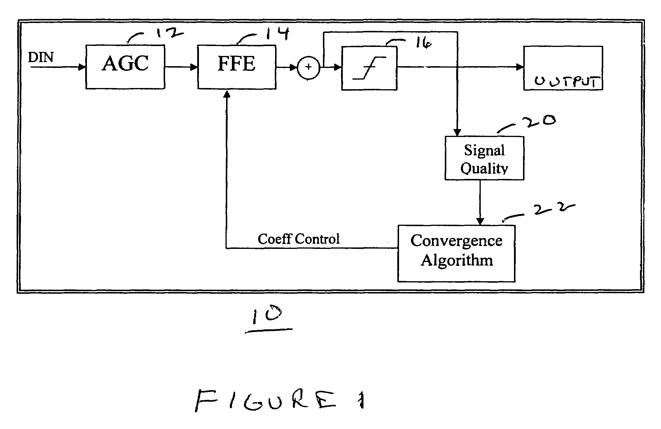 Adaptive clock-less equalizer circuit