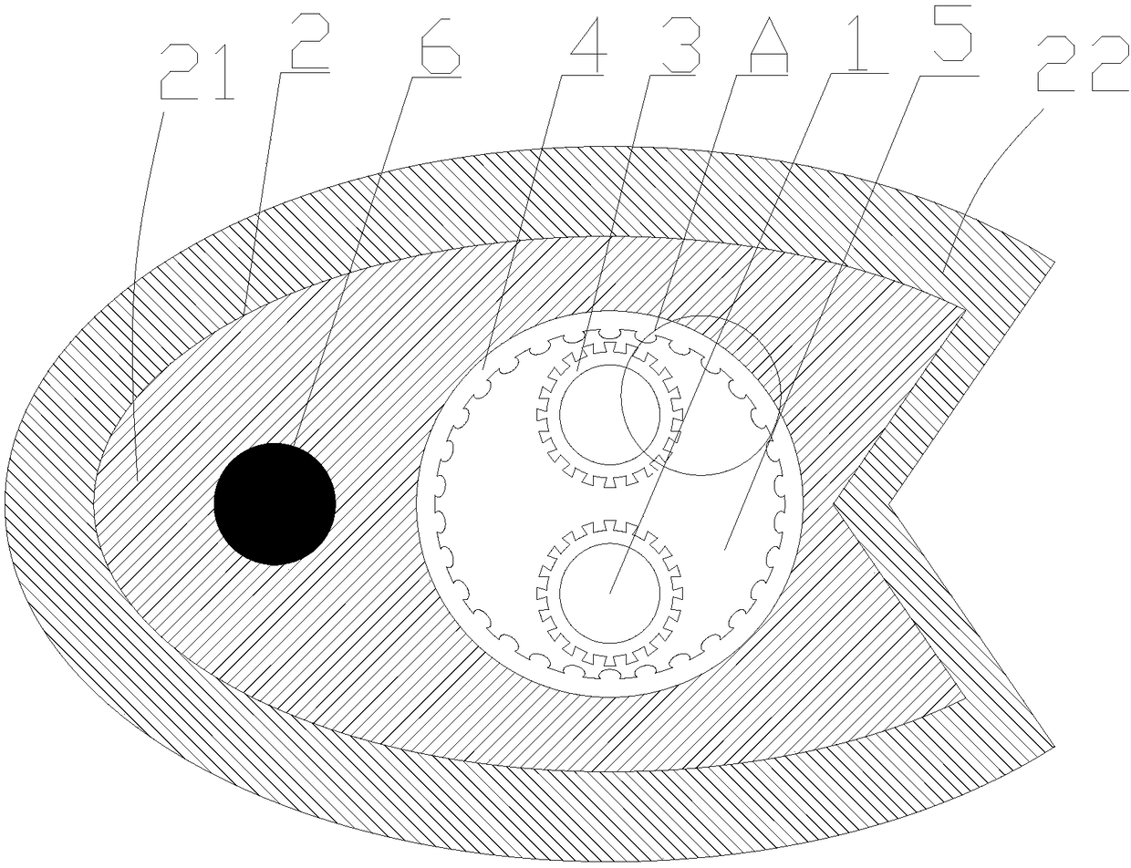 High self-supporting and rapid heat radiating type shielding suspension wire data cable