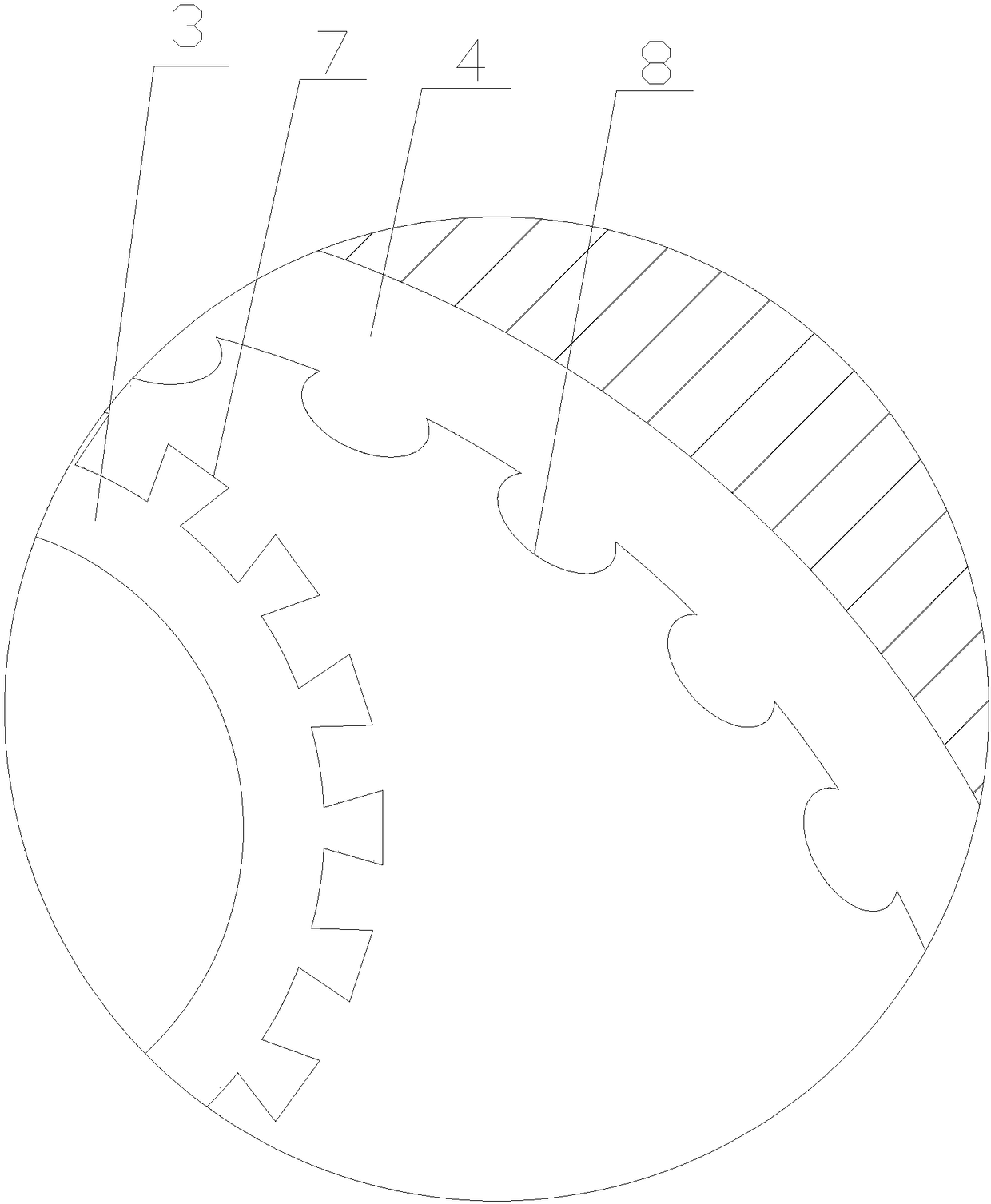 High self-supporting and rapid heat radiating type shielding suspension wire data cable