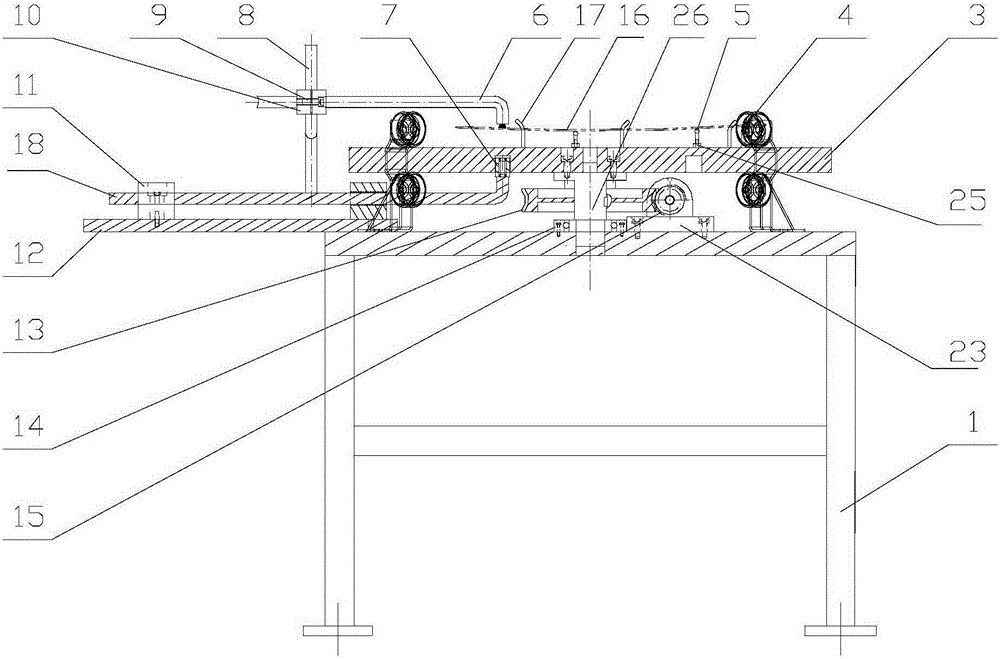 A profiling and gluing device for automobile windshield glass