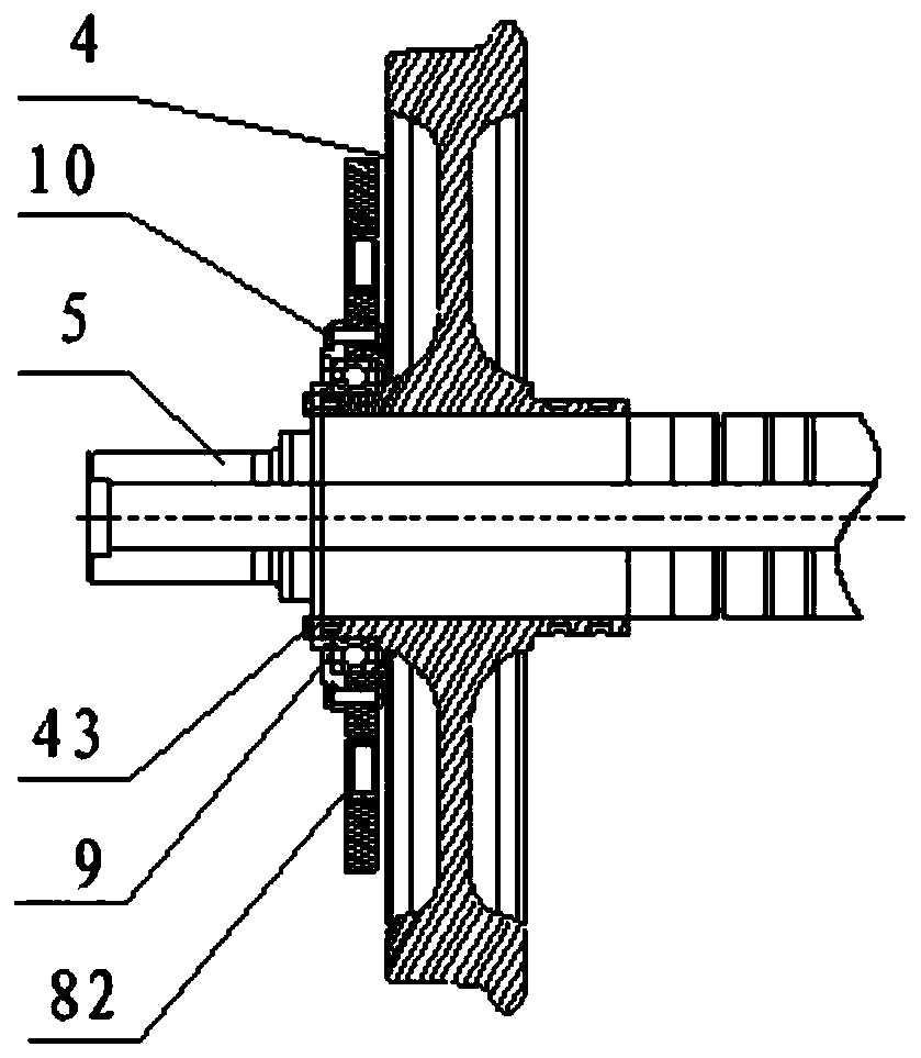 A mobile disc assembly for a variable gauge wheel set