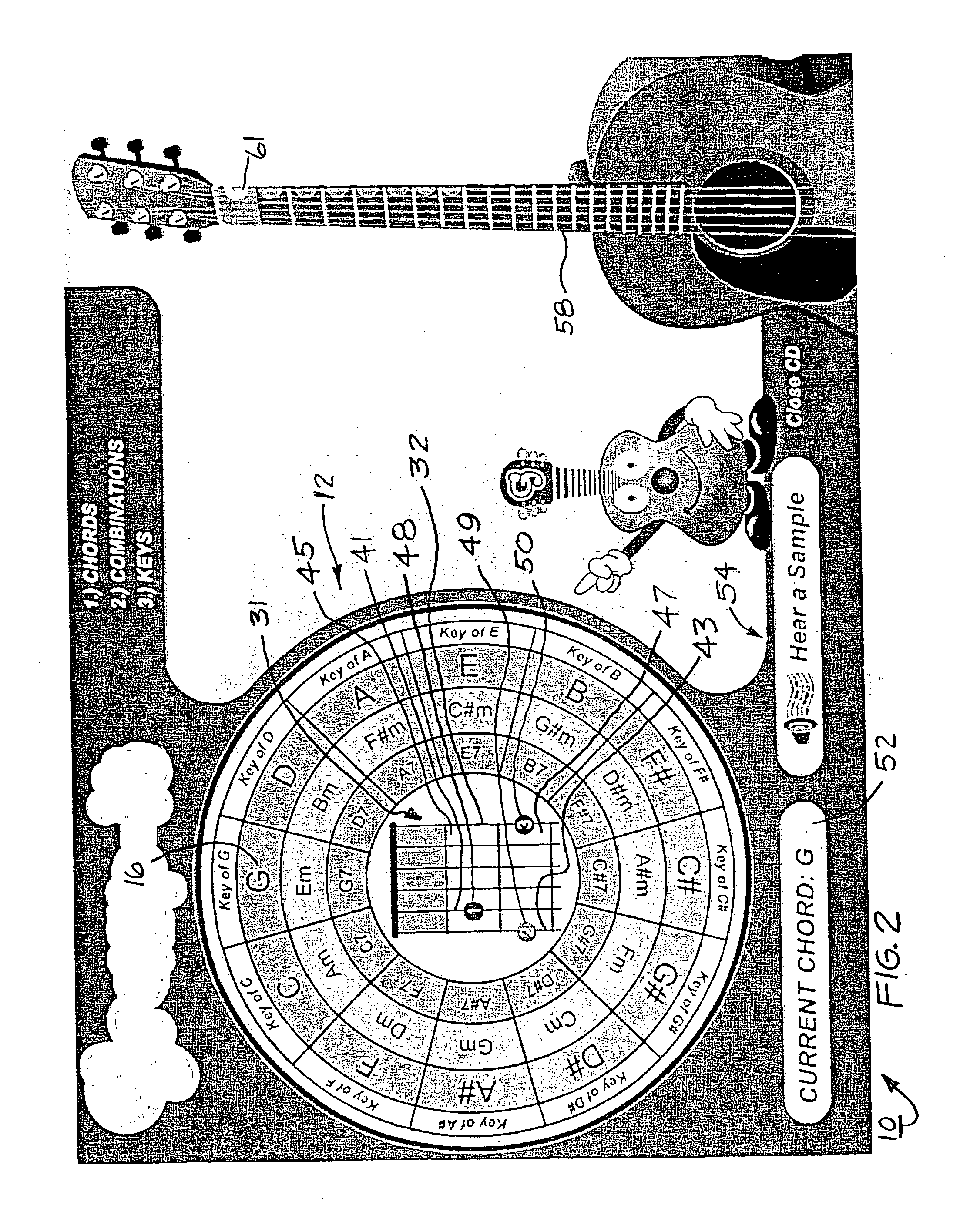 Stringed musical instrument learning aid and methods