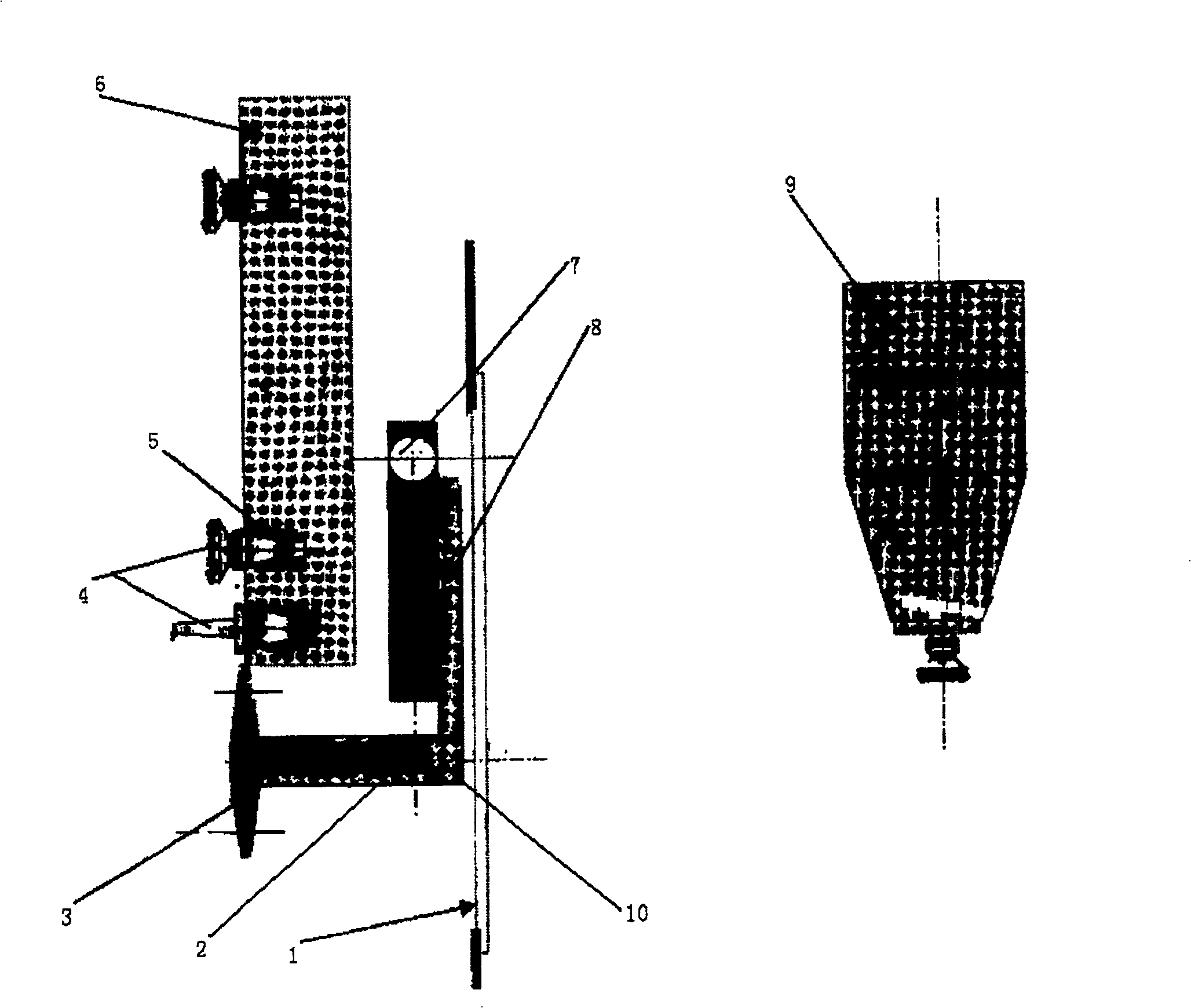 Automatic set for changing tools in use for machine