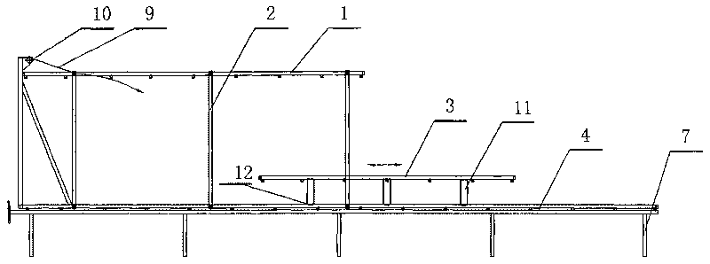 Factory three-dimensional seedling raising bedstead