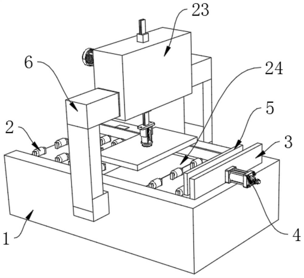 Reciprocating quick production and processing device of square plates