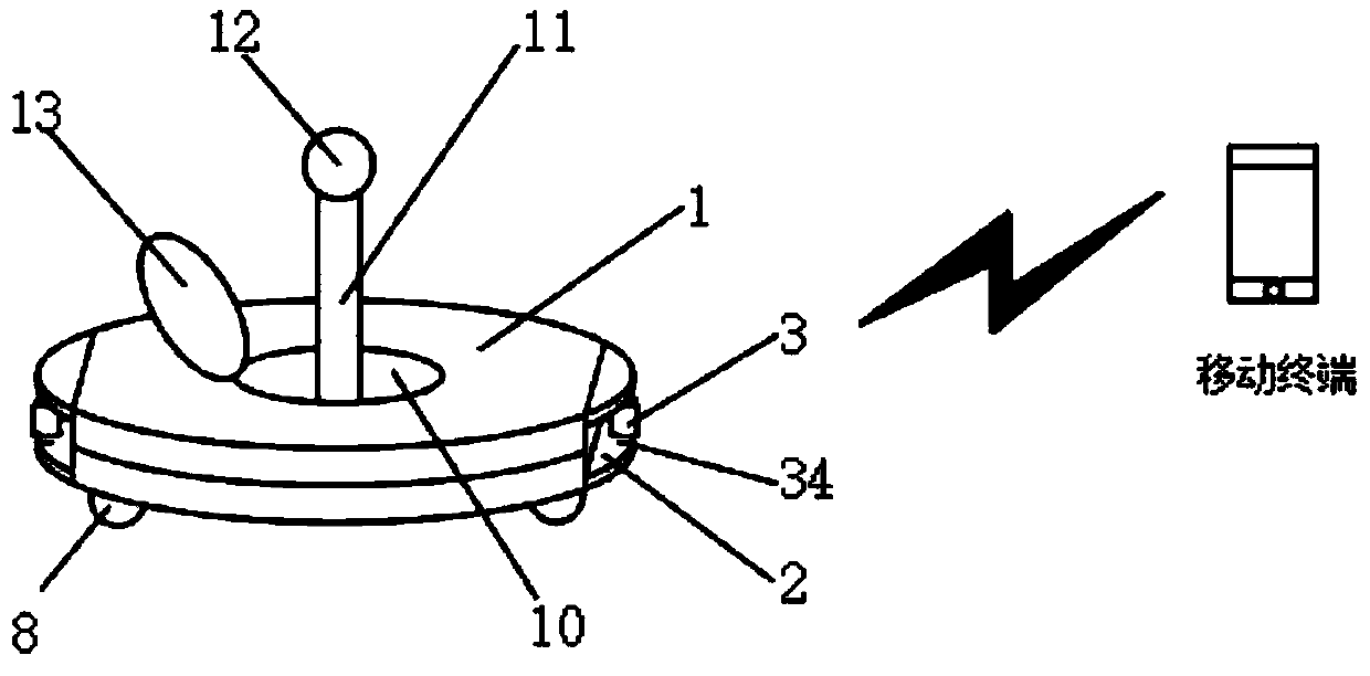 Household sweeping robot