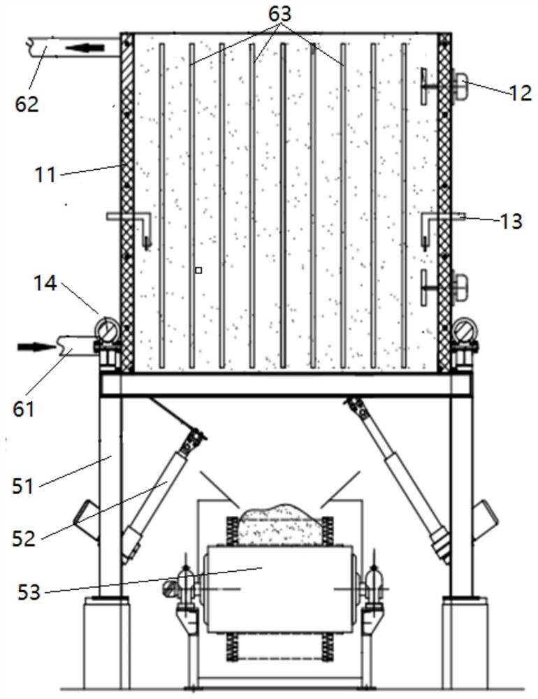 Sand aggregate temperature control system