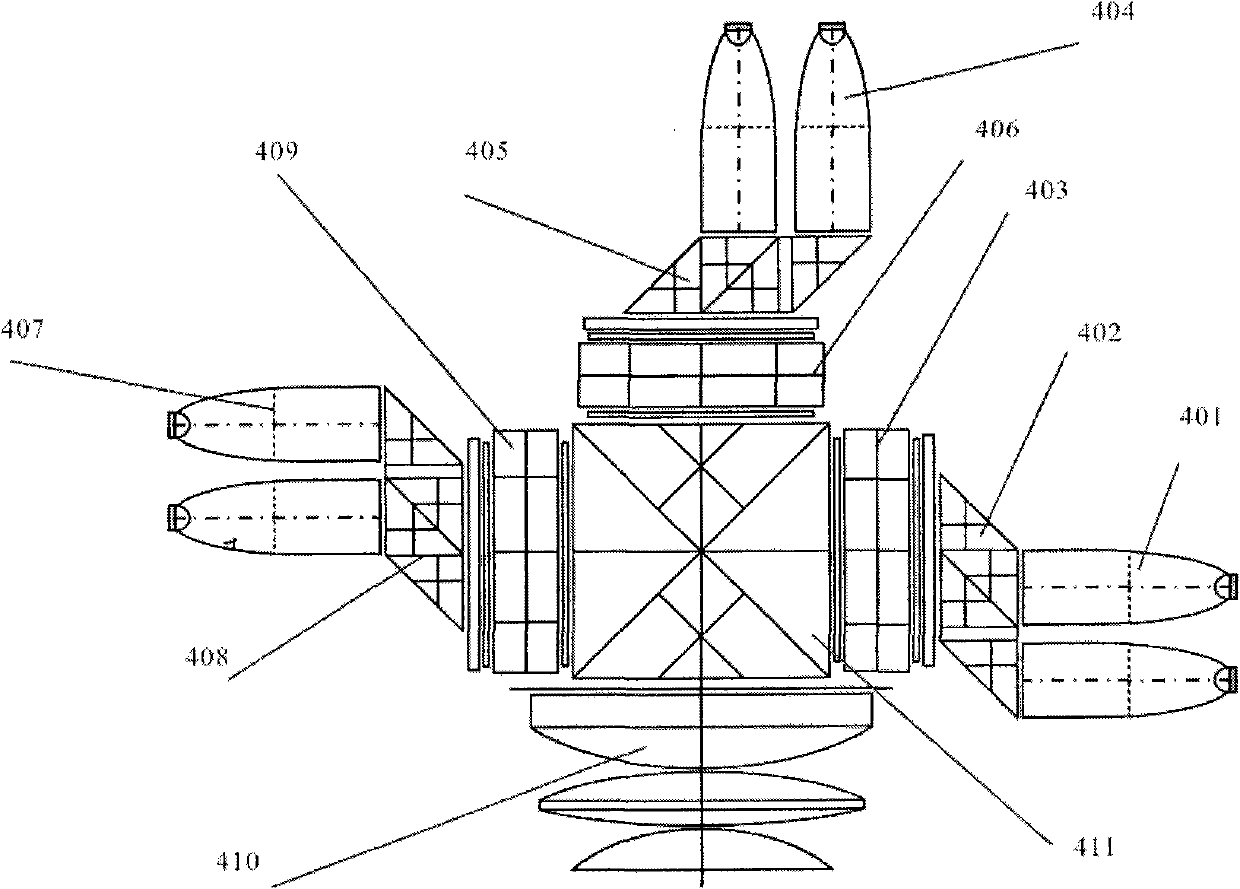 Optical engine for time-sharing work of P and S light