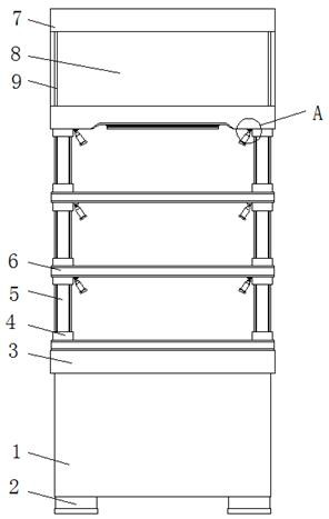 Spliced and assembled cultural creative product display platform