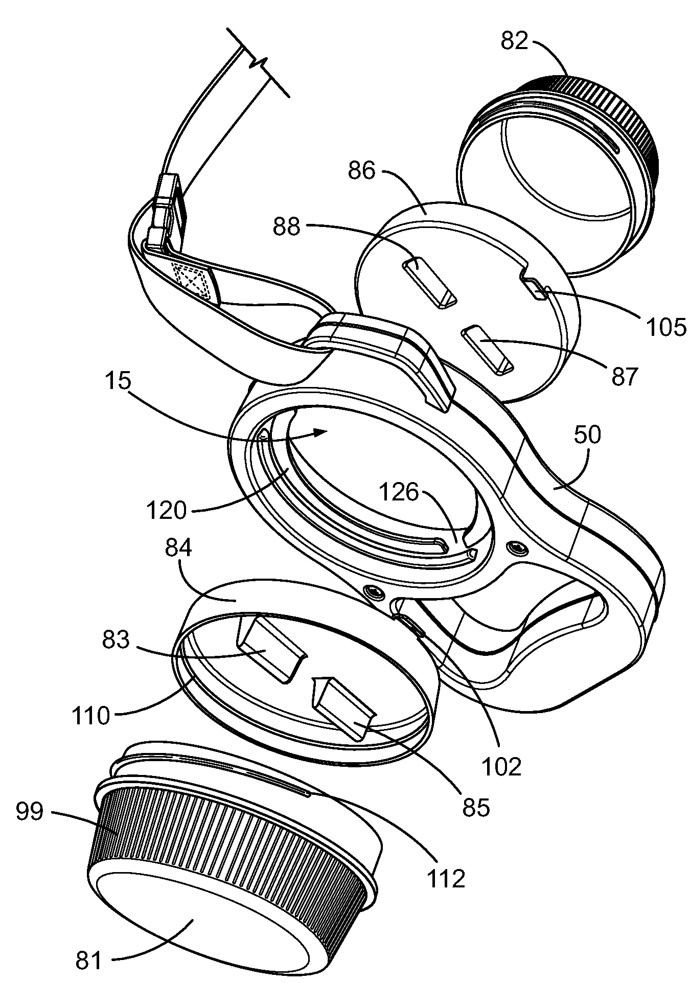 Dog leash assembly with removable containers