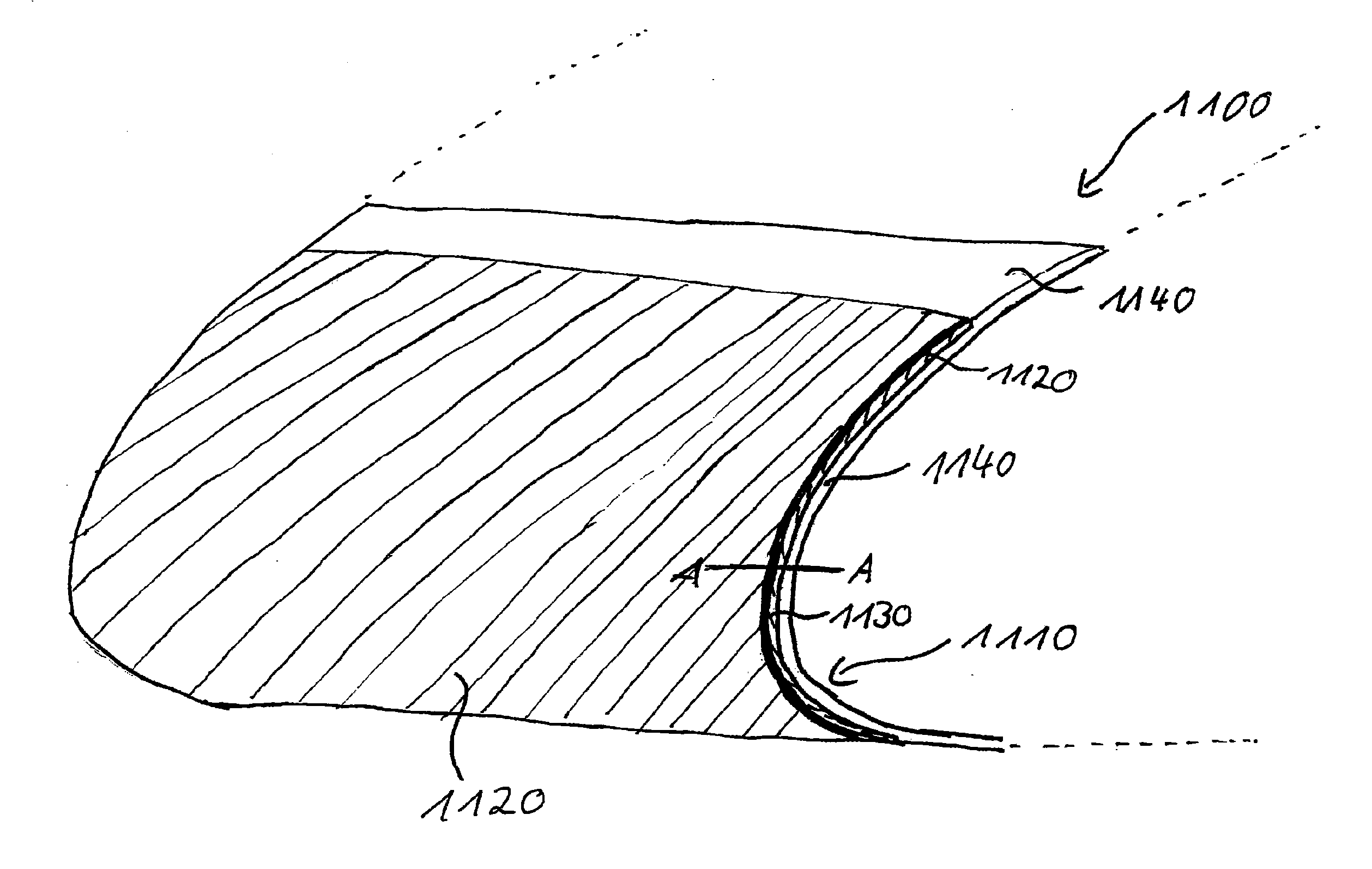 Rotor blade element for a wind turbine, rotor blade, and a production process therefor and wind turbine with rotor blade