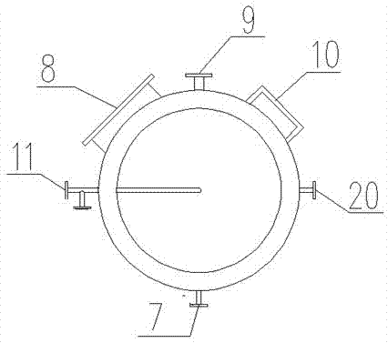 Improved up-flow anaerobic ammoniation reactor and method for treating high-organic nitrogen printing and dyeing wastewater