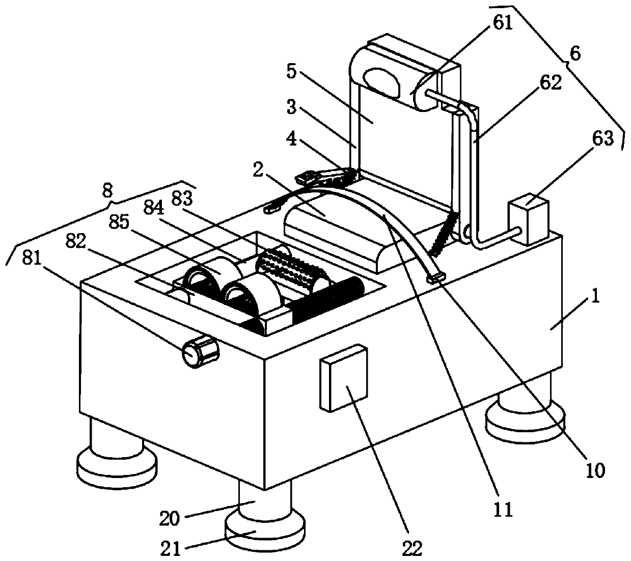 Double-leg flexion posture driving auxiliary device