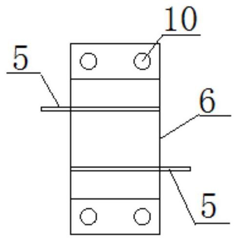 Steel tube tower for preventing breeze vibration