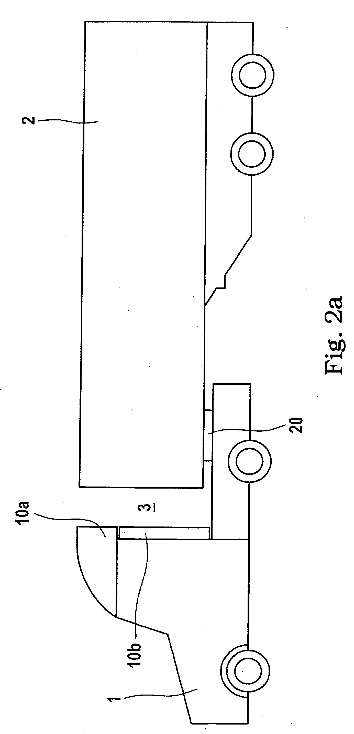 Adjusting device, air deflecting system, control member and device enabling aerodynamic resistance of a semi-trailer to be reduced