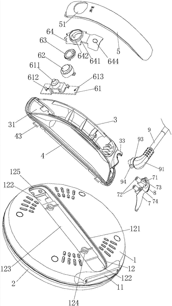 Vertically placed electric heating flat pan