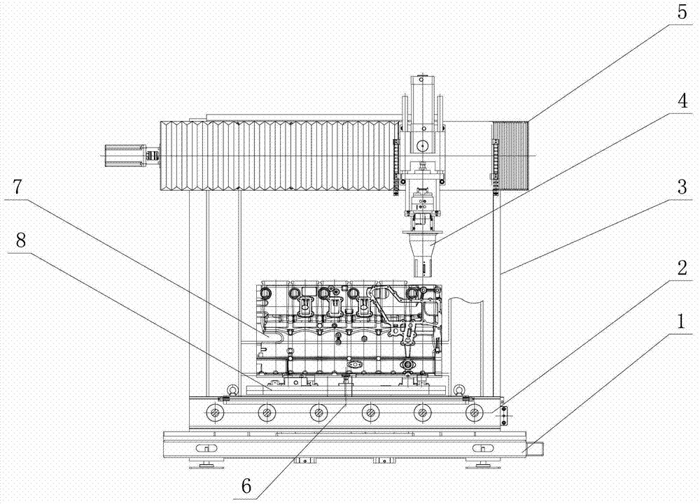 Error-proof detection equipment for mounting quality of water seal ring of cylinder body