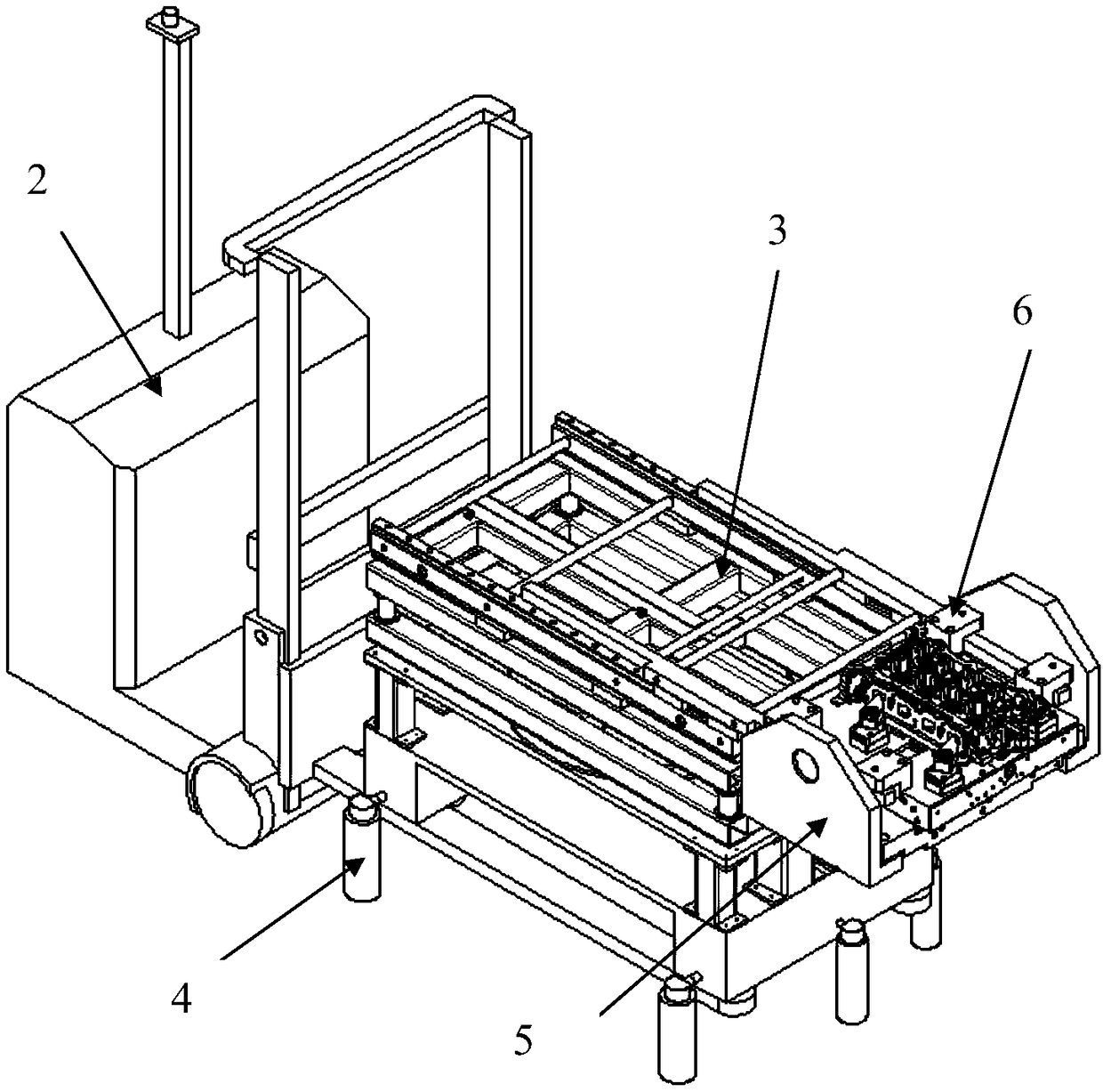 Fully-automatic system for rapidly switching over fixtures