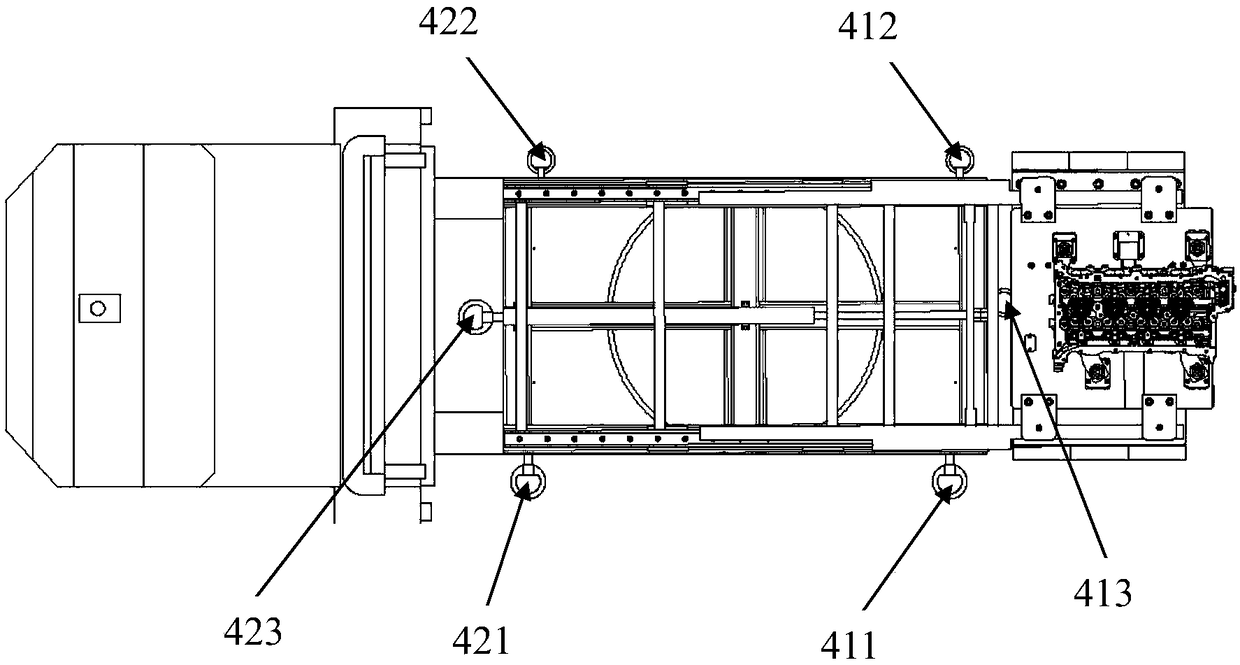 Fully-automatic system for rapidly switching over fixtures