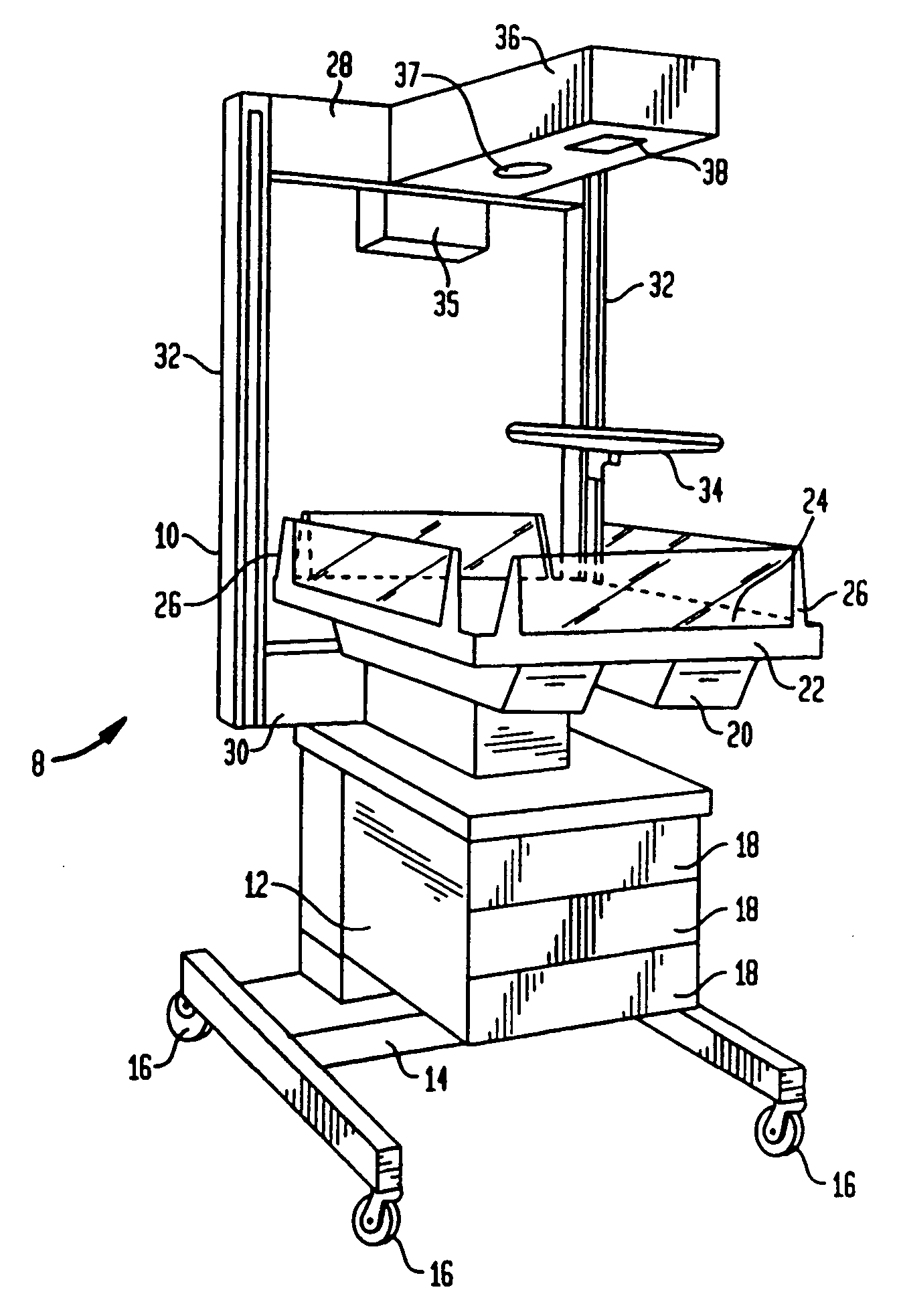 Delayed intensity light for infant care apparatus