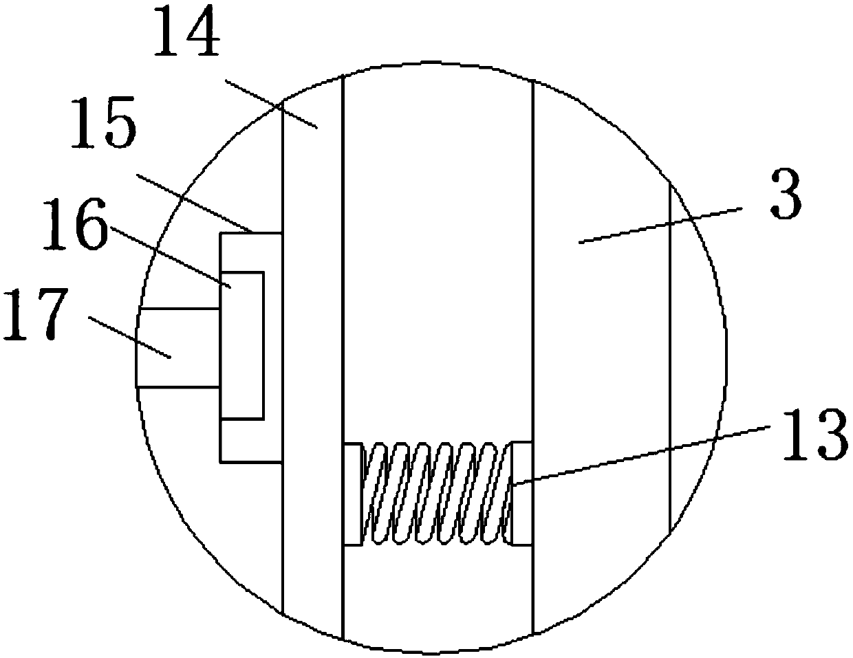 Electric power distribution box used for constructional engineering