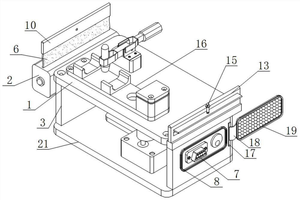 Dustproof tool jig for part production