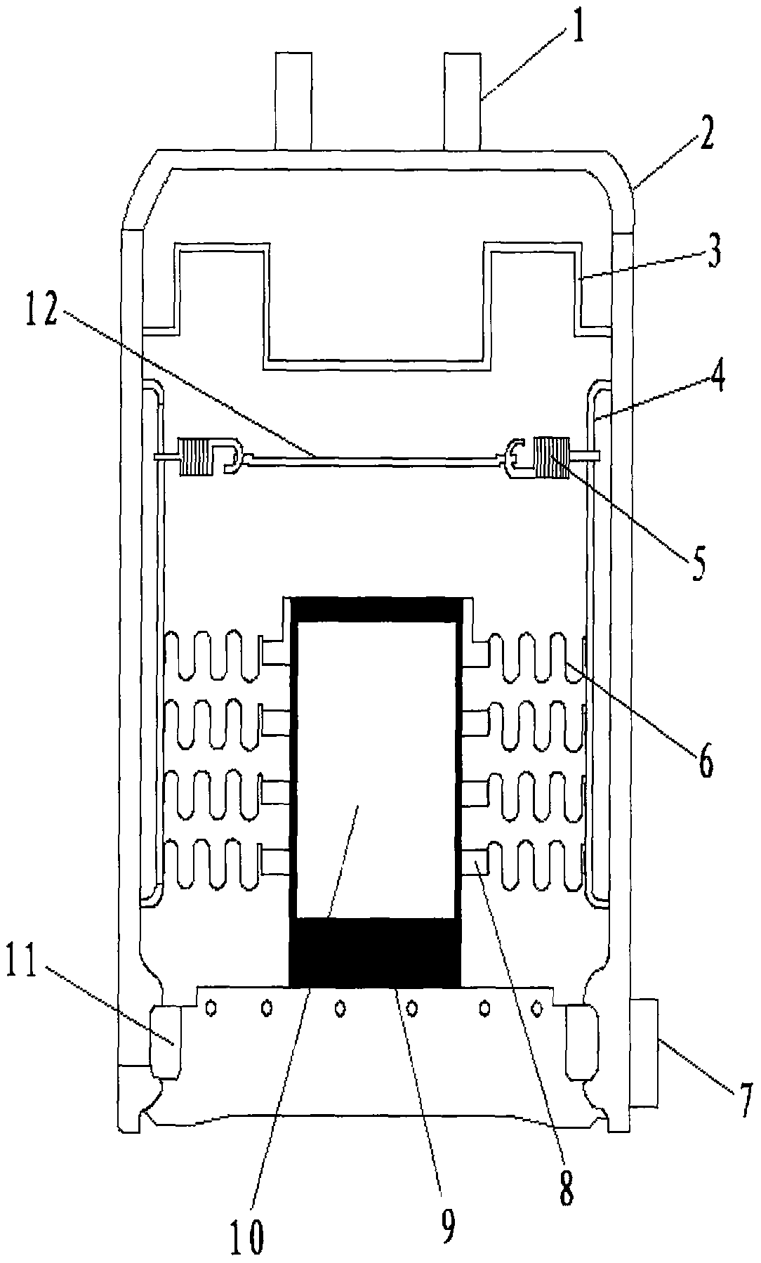 Automobile front seat backrest frame manufacturing method