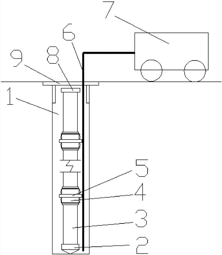 A horizontal and vertical deformation combined testing method for deep-layer rock bodies or soil bodies