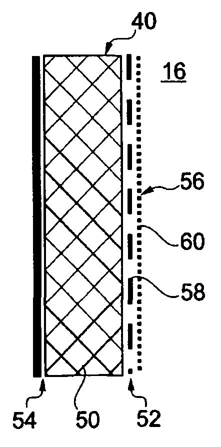 Aircraft cabin panel for sound reduction