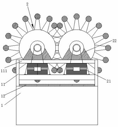 Thick double-grain-line rubber plate production process based on physical repair method