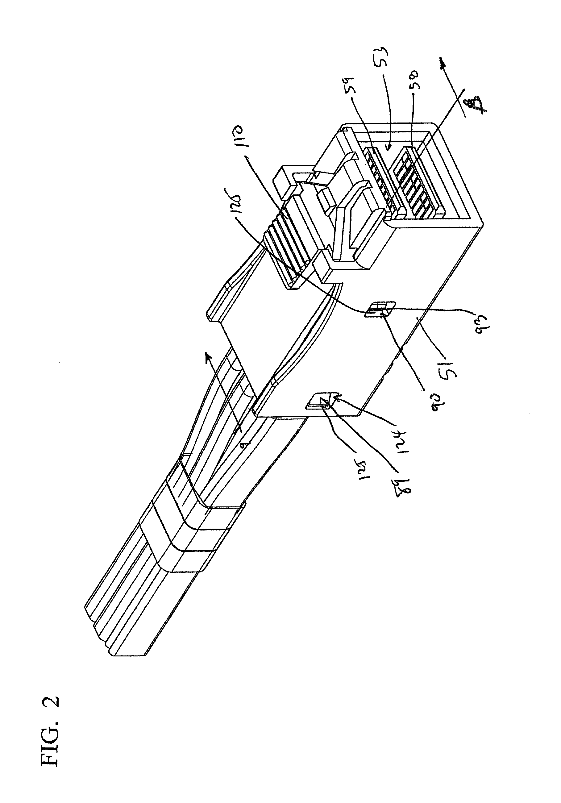 Plug connector with improved construction