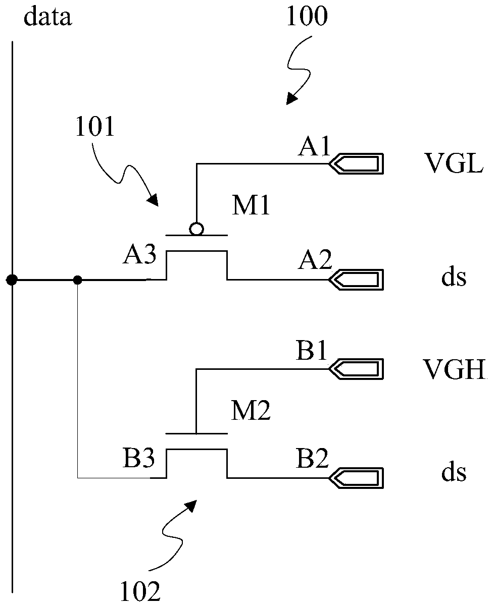 Panel function test circuit, display panel, function testing method and electrostatic protection method