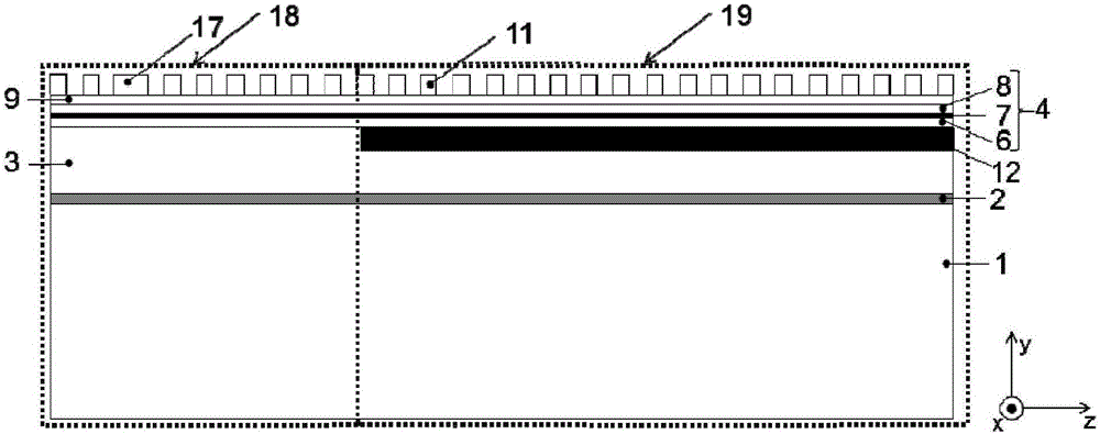 DFB laser based on surface gating