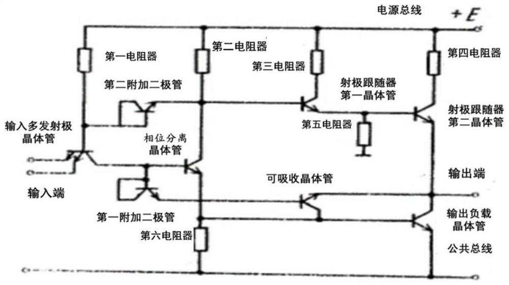 Transistor logic circuit with stable performance under continuous radiation exposure