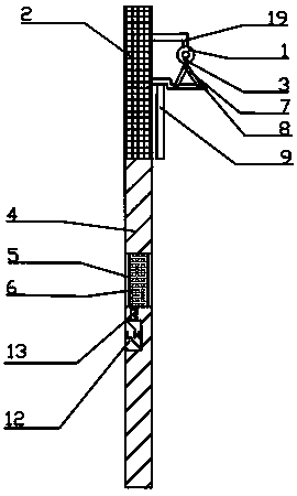 Indoor device for automatically receiving packages, and control method of indoor device