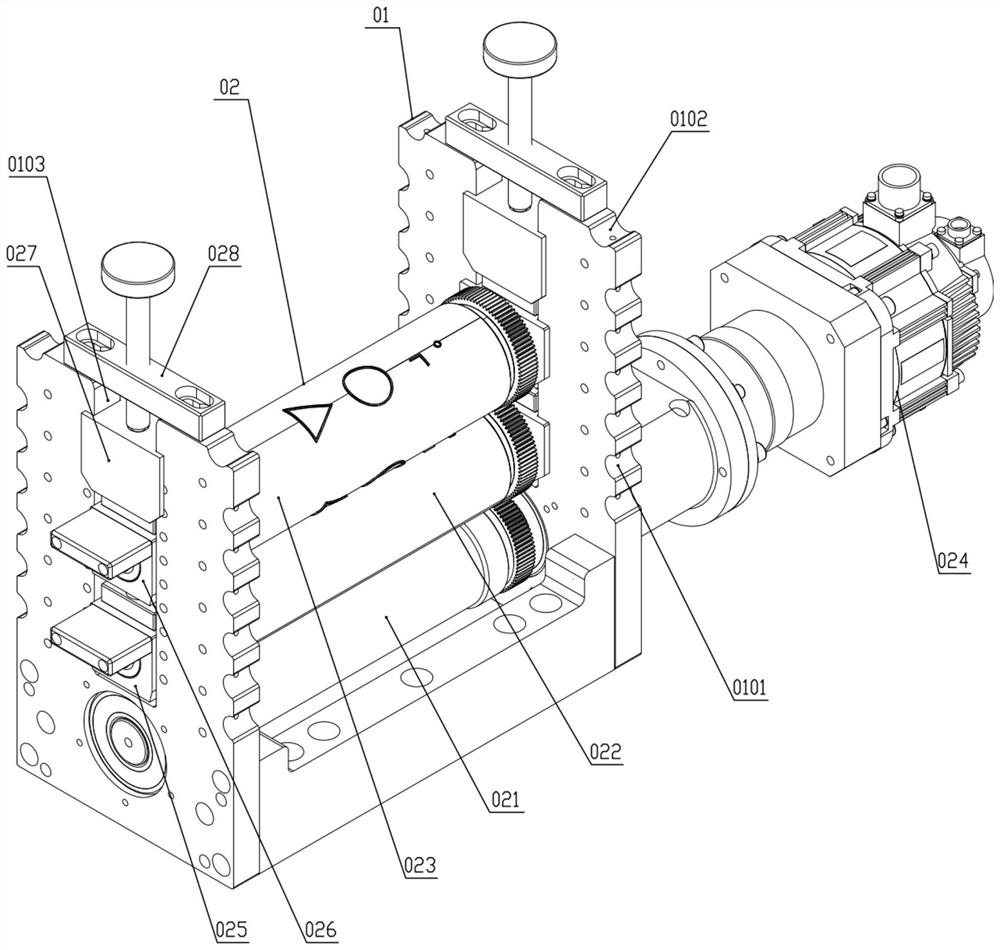 Circular knife machining and stripping all-in-one machine