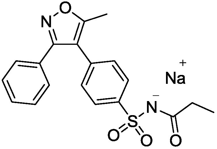 Application of citric acid in preparing parecoxib sodium freeze-drying preparation compound, compound and preparation method thereof