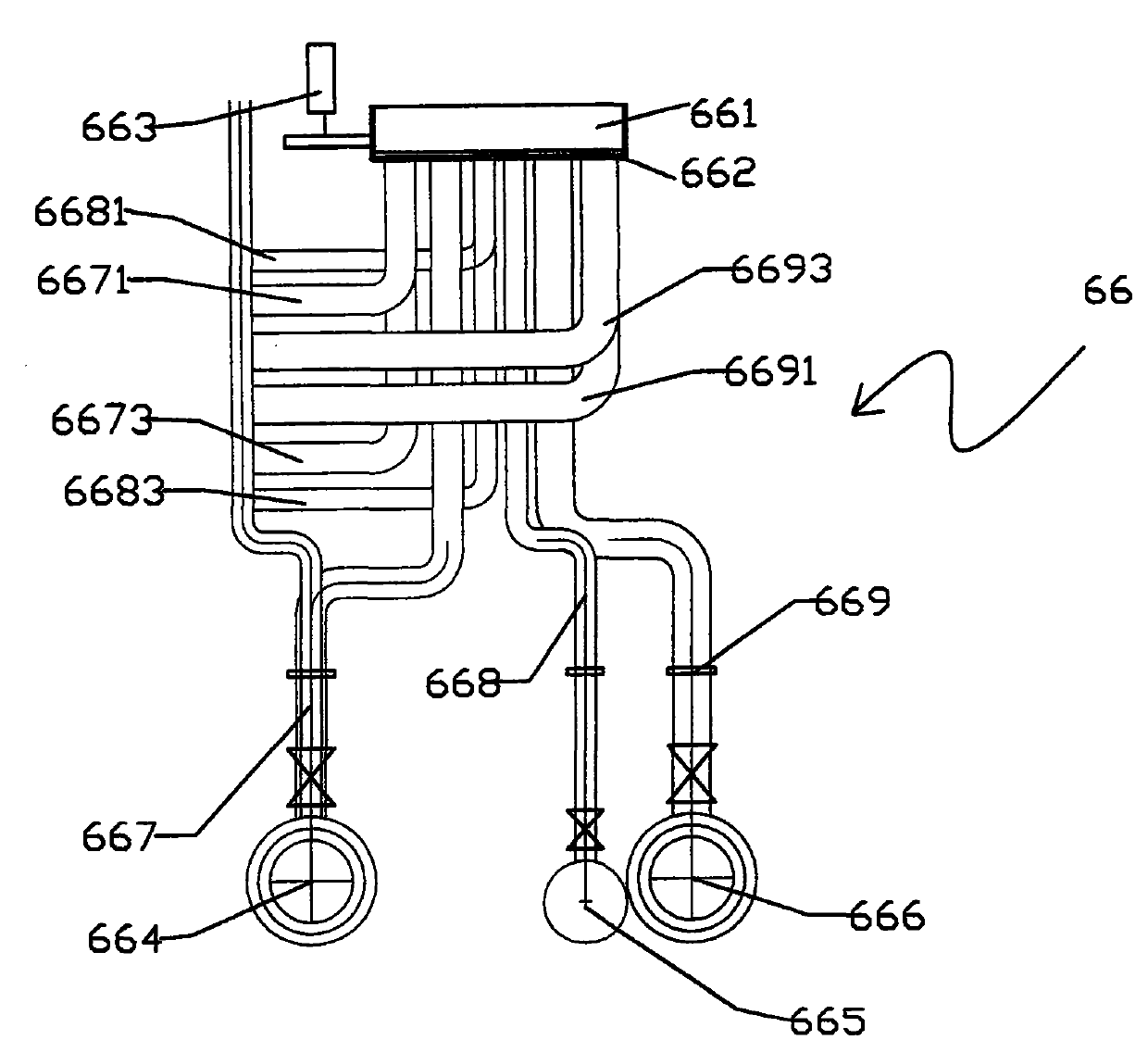 Internal combustion heating method of coal pyrolyzing furnace