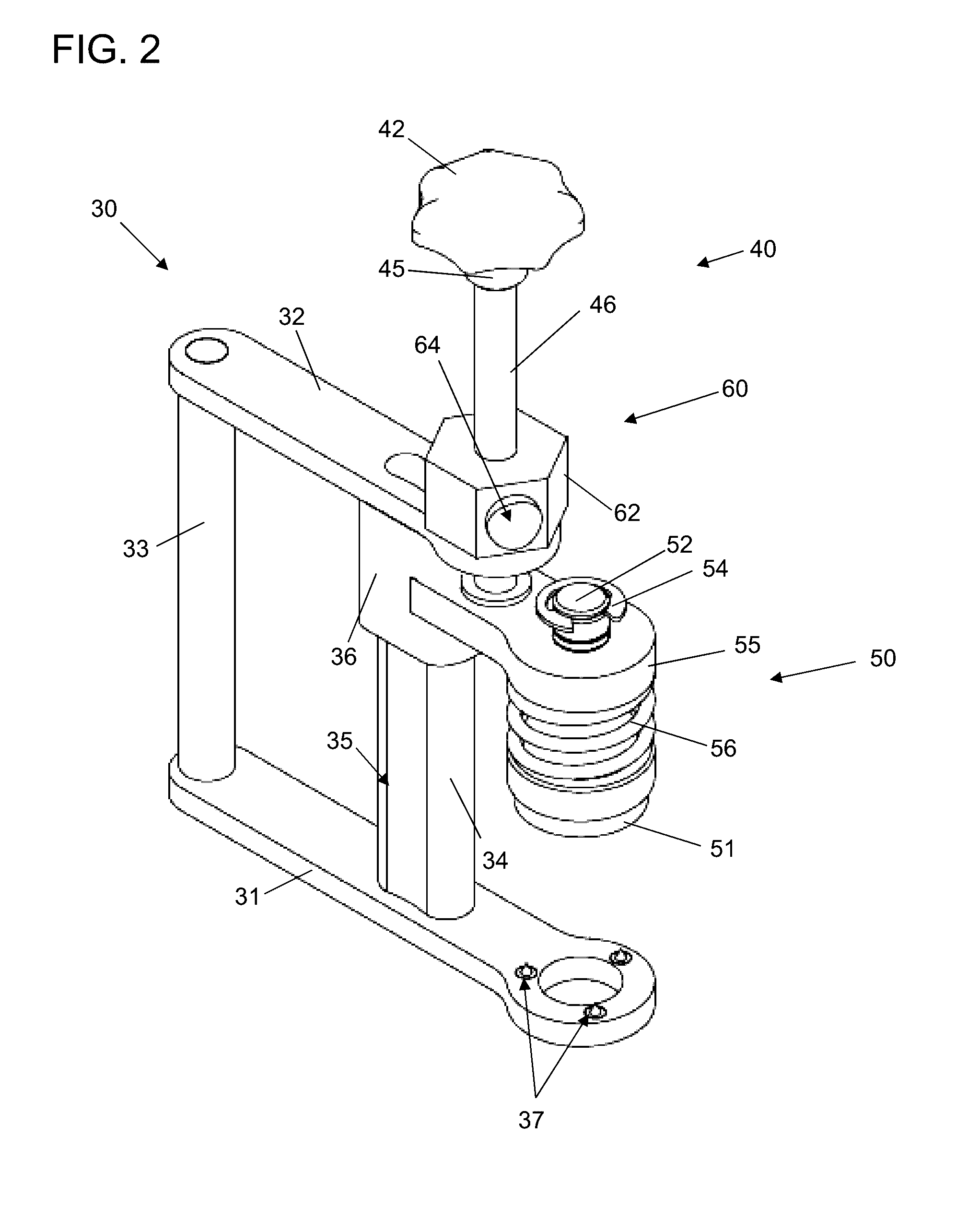 Contact Surface Adapter and Components for Artificial Prosthesis Installation Clamp