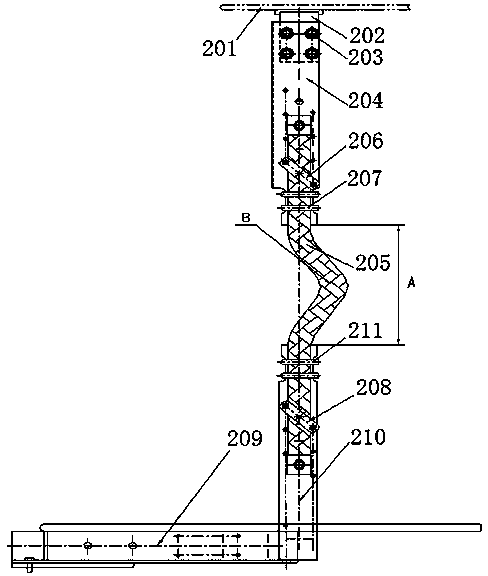 Fan hub lightning guiding wire connecting method and lightning guiding system