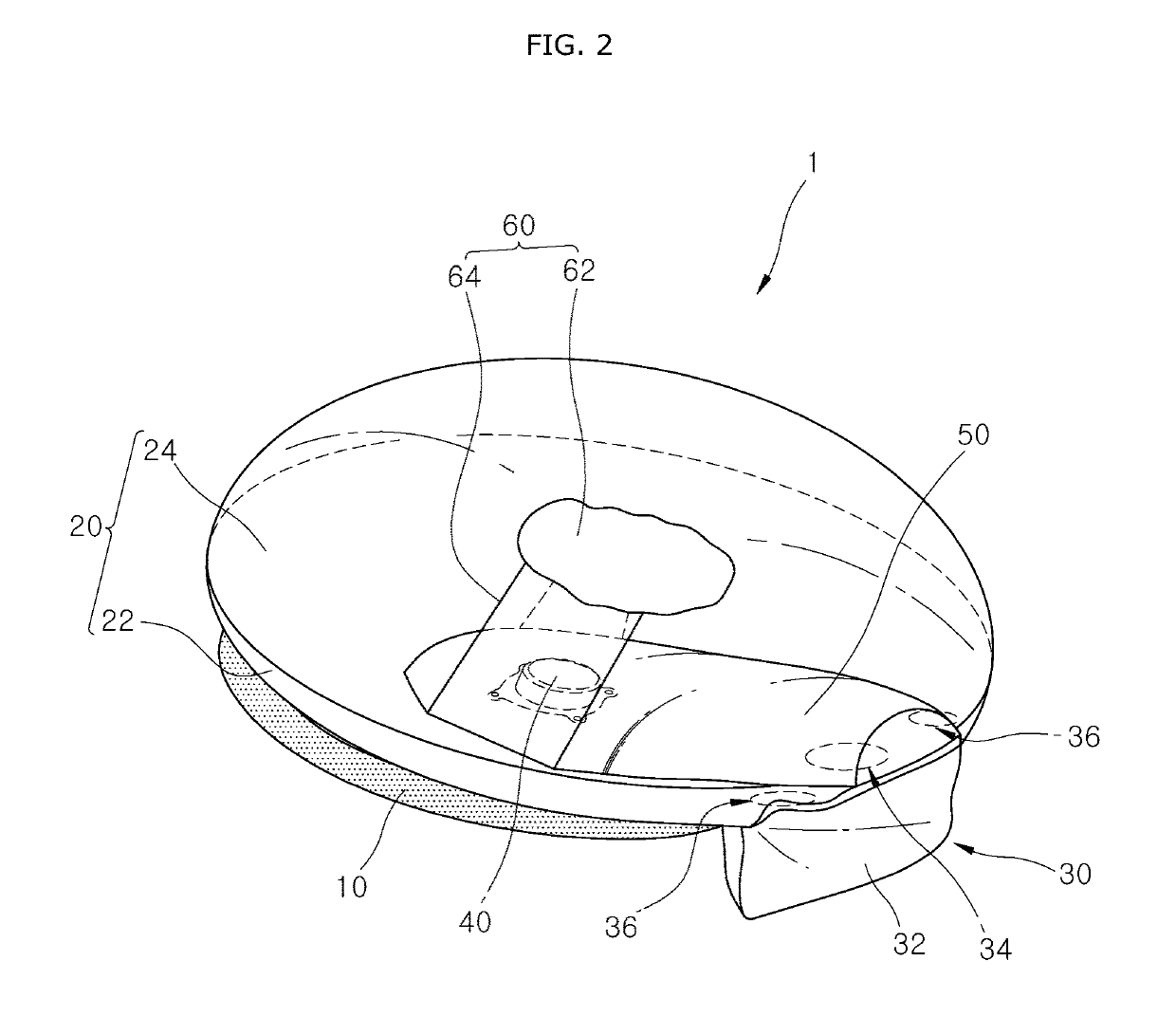 Air bag device for driver's seat