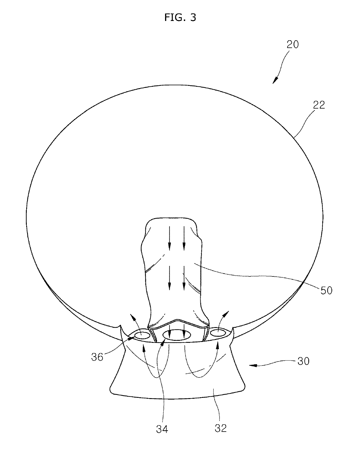 Air bag device for driver's seat