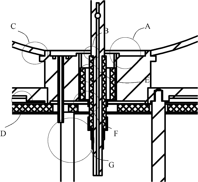 Detector device for radiation monitoring