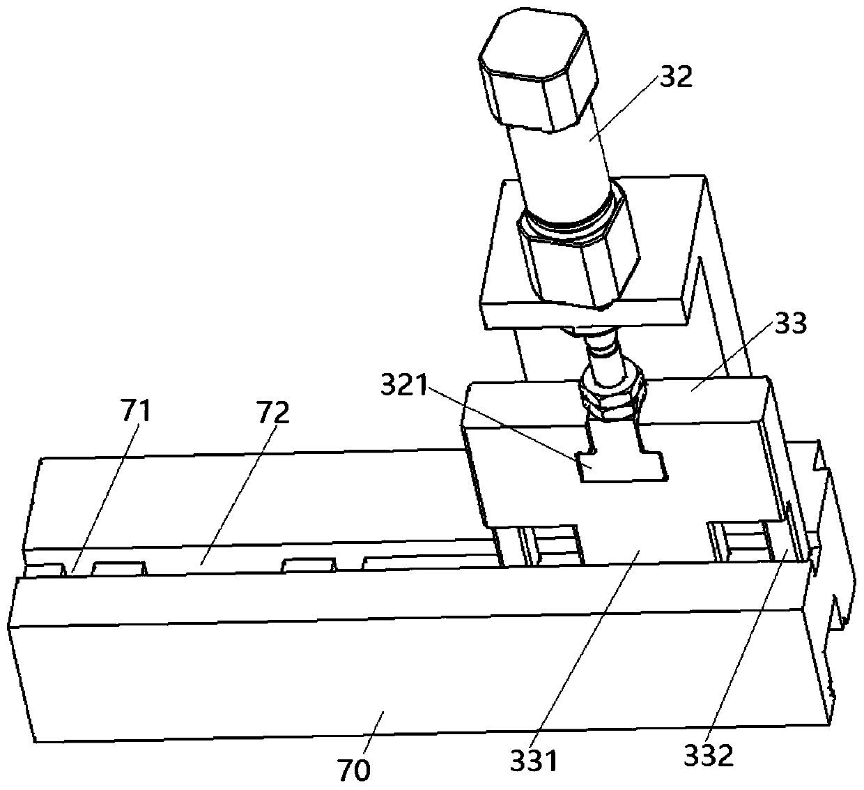 An automatic embossing device