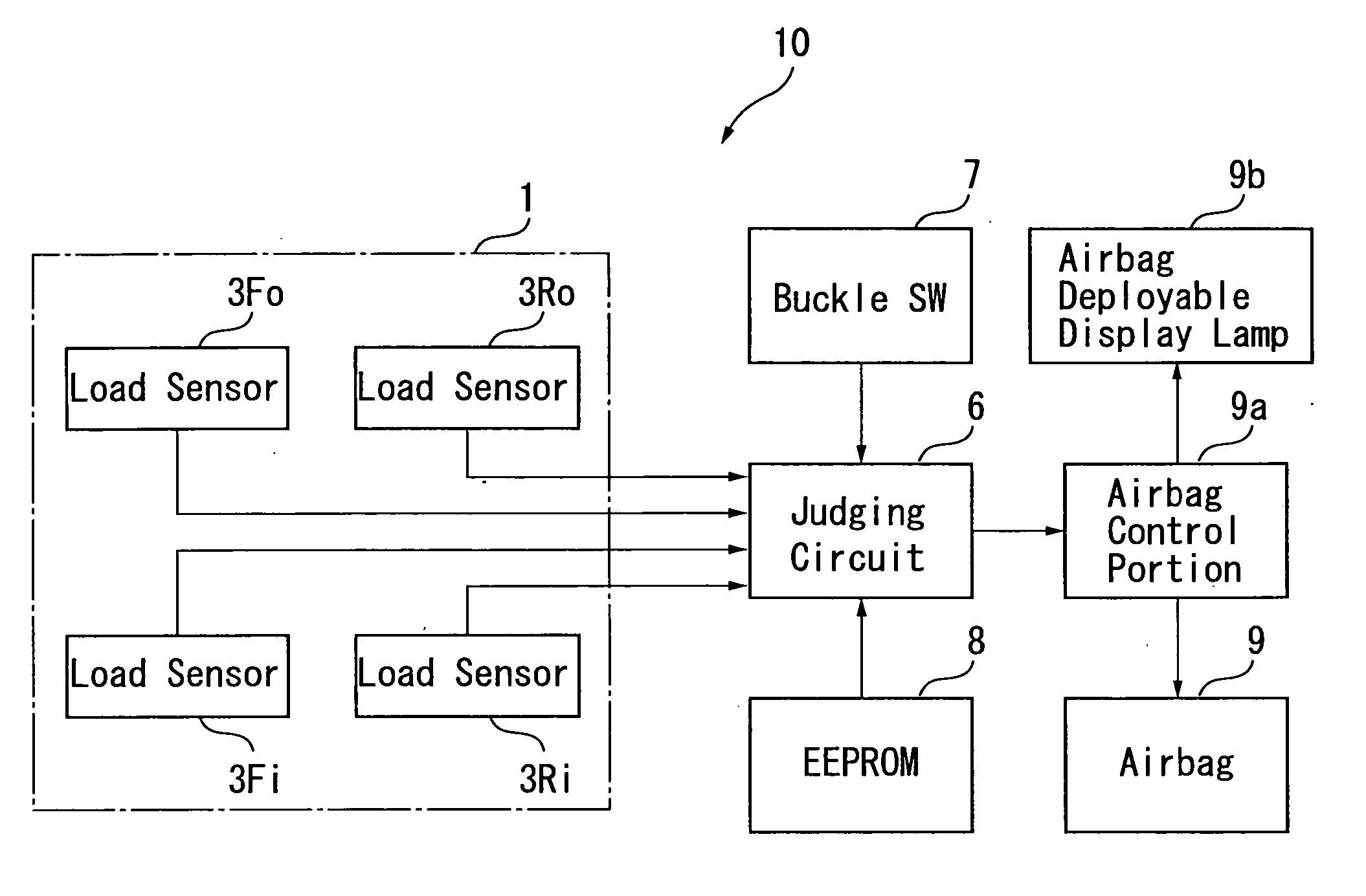 Vehicle passenger detecting device