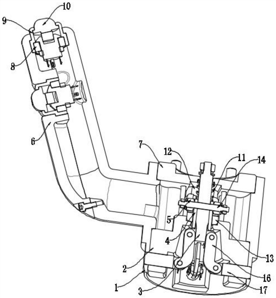 Quick butt joint tail end connecting device